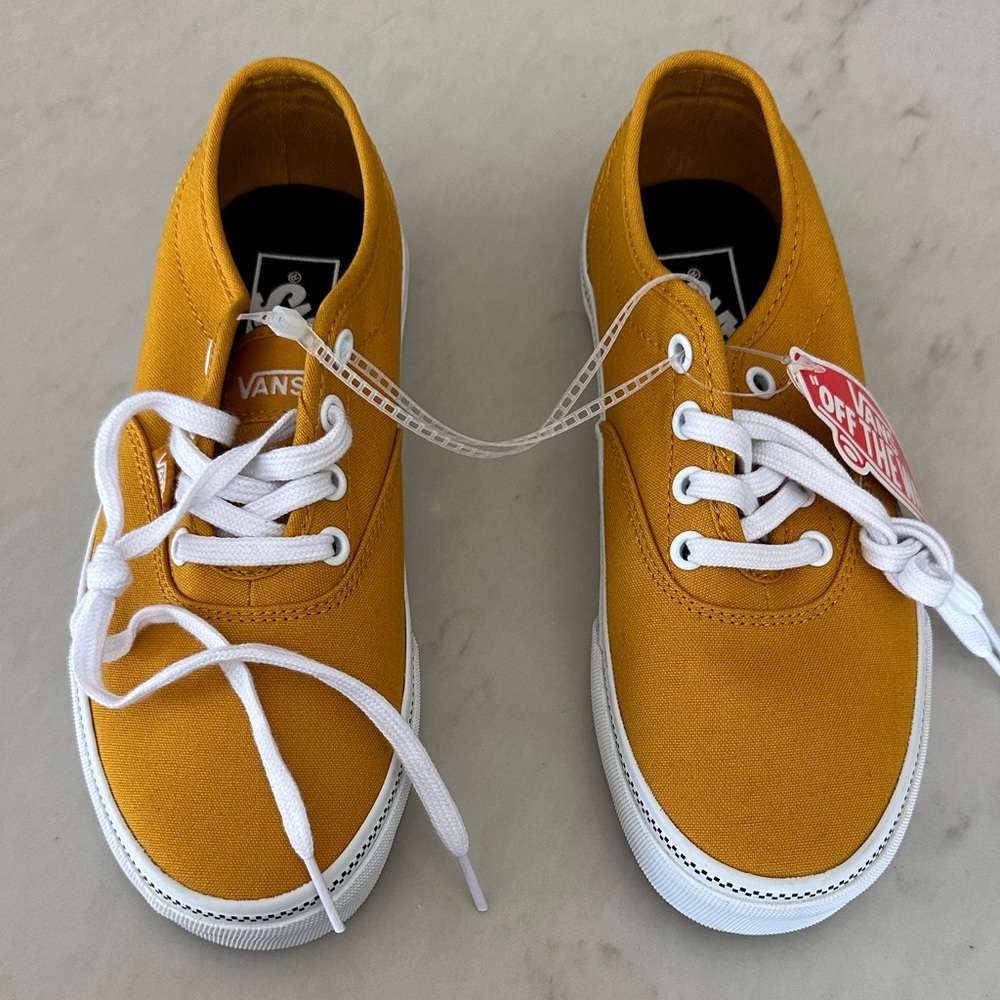 Vans Golden Yellow Canvas Sneakers